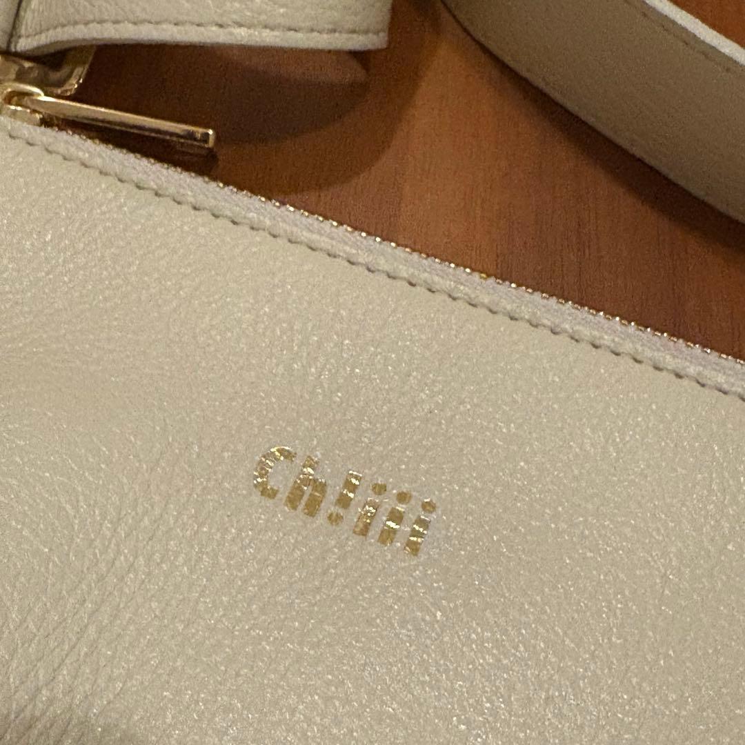 chiiii bag チーバッグ Landscape Shoulder ホワイト