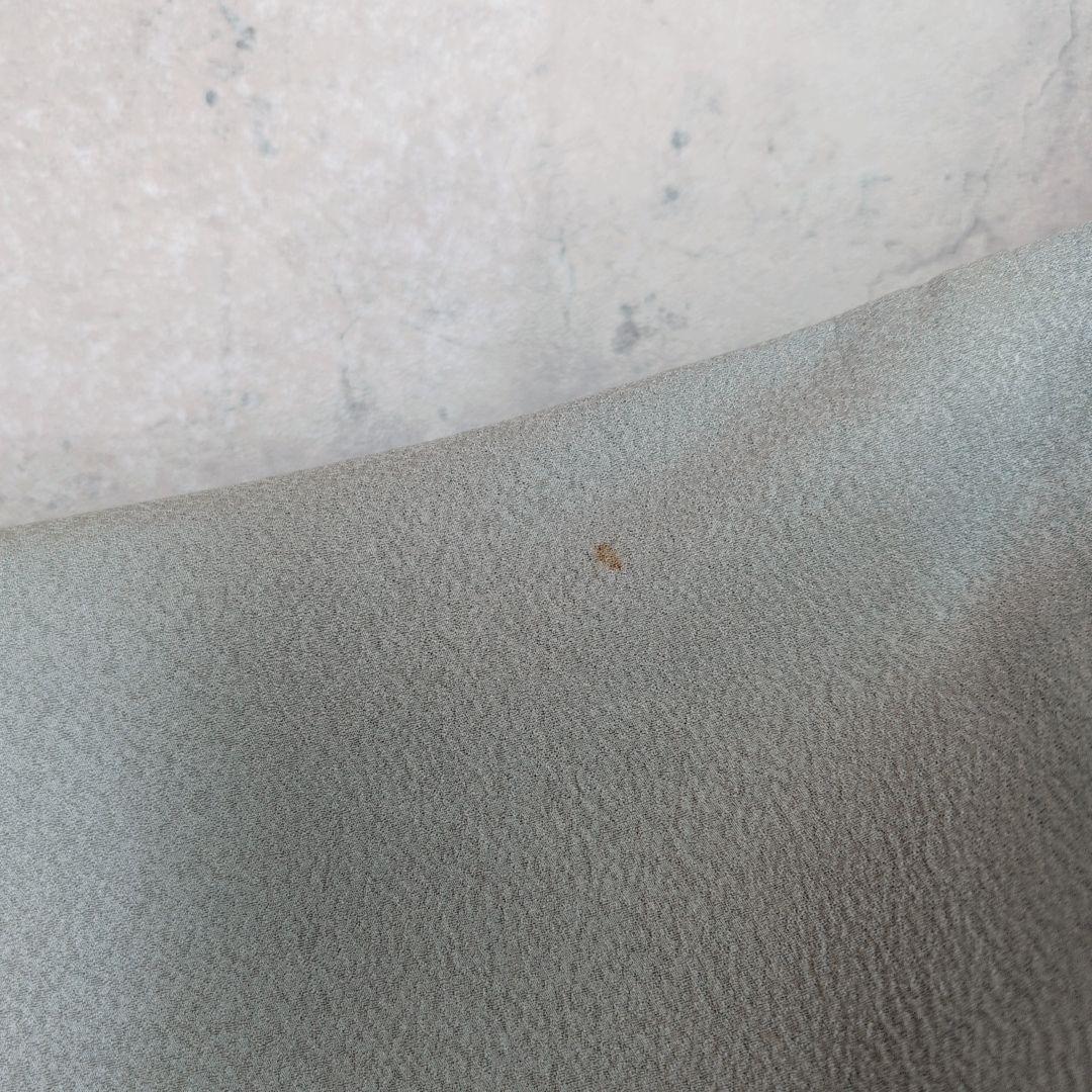 色無地　着物　フルセット　正絹　Sサイズ　水色グレー　爽やか　祝い事　F1