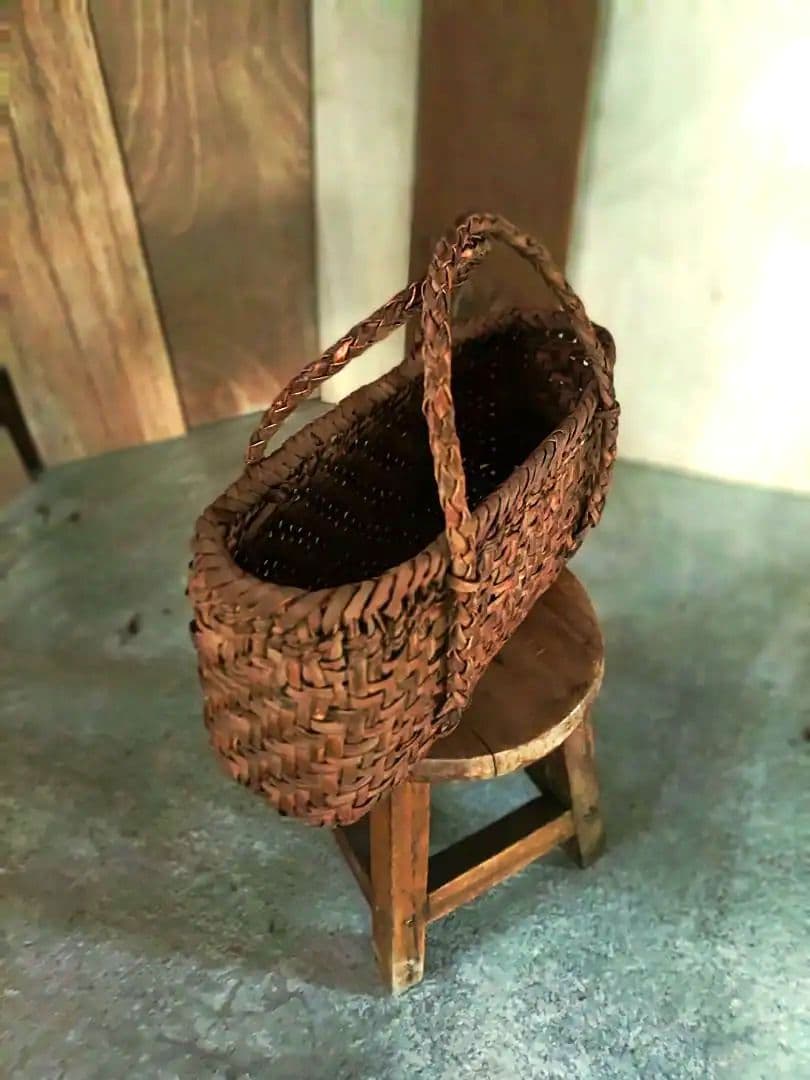 よ*）様 信州安曇野の山葡萄かごバック。里山手仕事