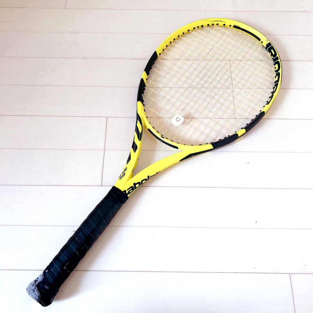 【美品】バボラ PURE AERO Team 2019 G2 Babolat