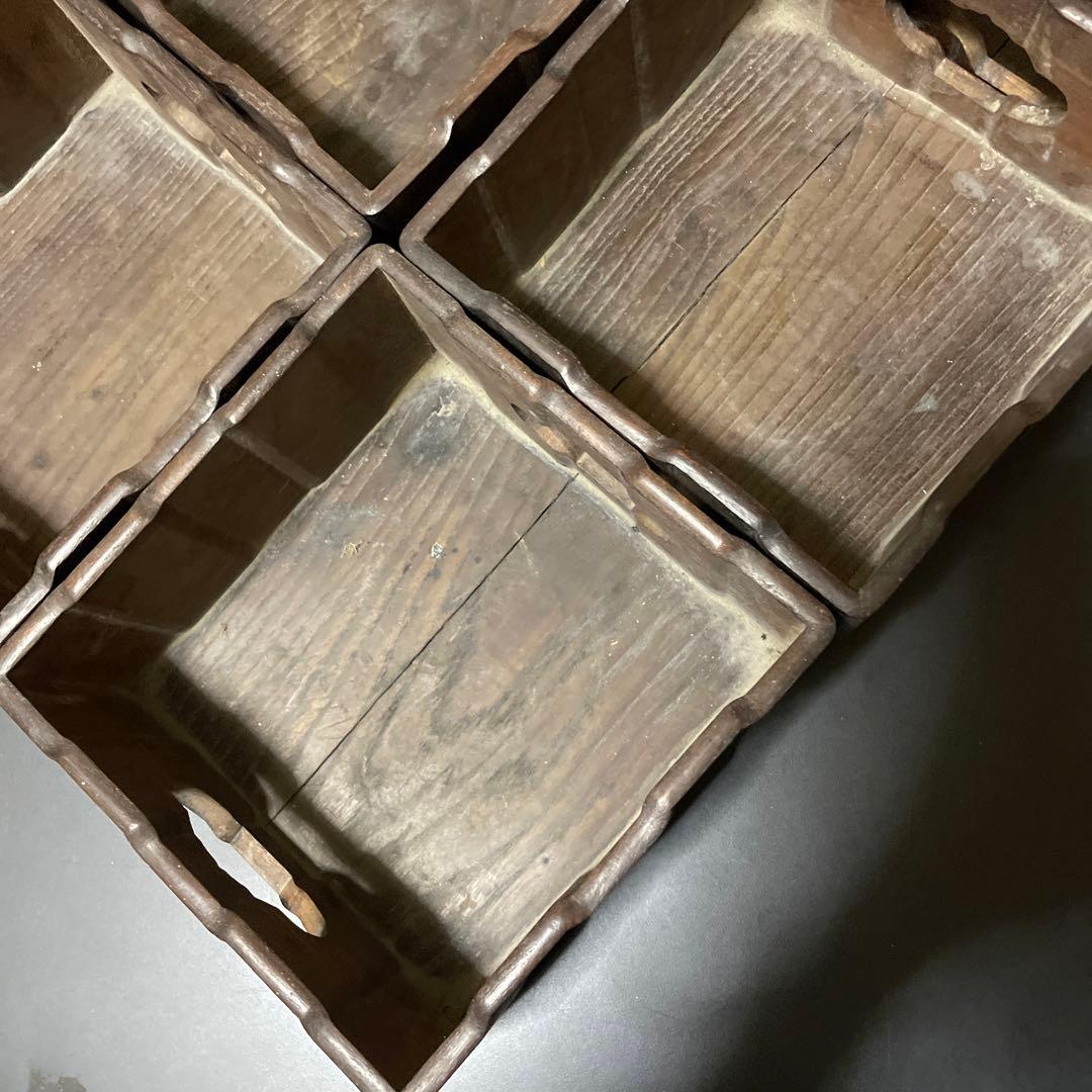 明治時代　桑の木の煙草盆　6組　共箱付き