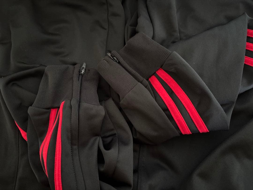 2003-04シーズン　ACミラン adidas ジャージ 赤黒