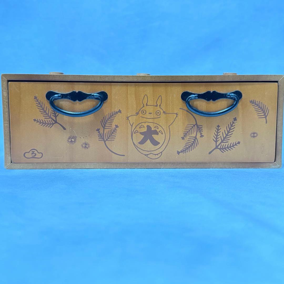 希少 廃盤☆となりのトトロ 木製 引出し 3個セット ジブリ 和風 小物入れ