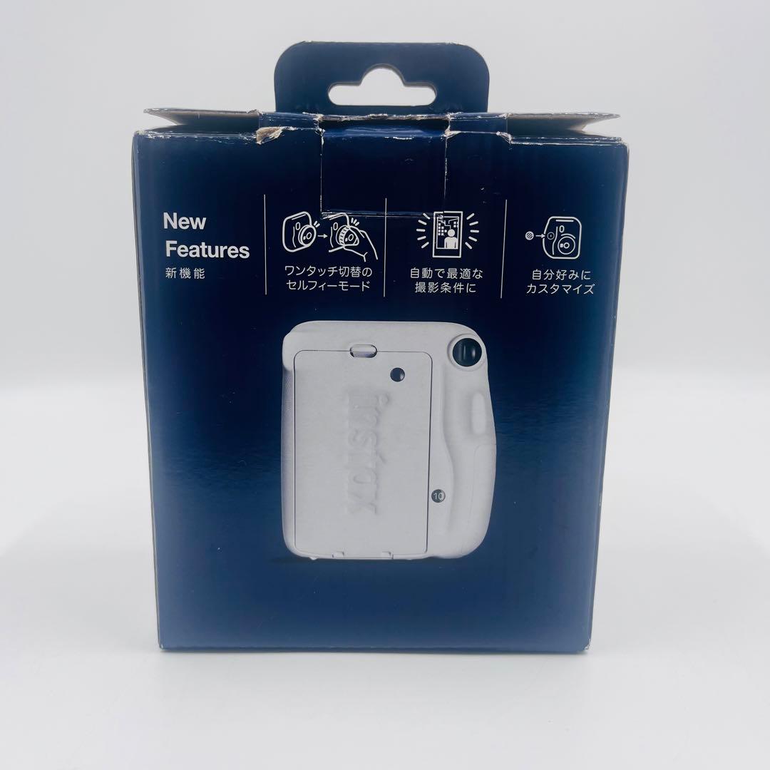 instax mini 11 チェキ　ホワイト　カメラ