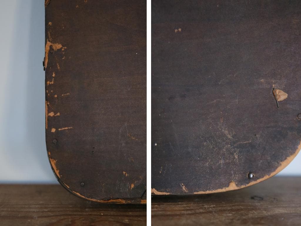 英国アンティーク壁掛けカッティングミラー/ベベルドミラー/鏡(92-58-2)