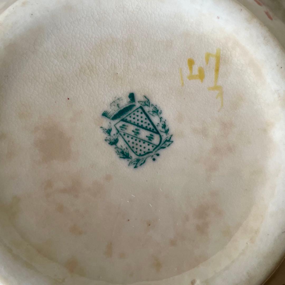 サルグミンヌミントン　シュクリエ　シュガーポット　フランスアンティーク