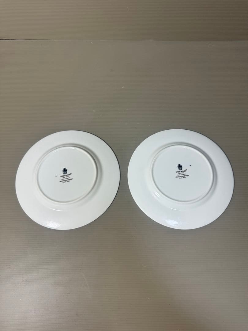 2173 ウェッジウッド・グレンミスト プレート　2客　未使用