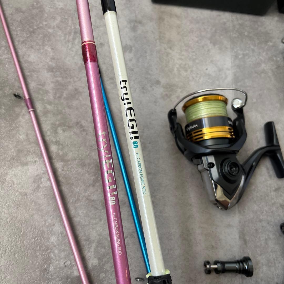 SHIMANO サハラ 2500SHG エギングロッド セット try EG