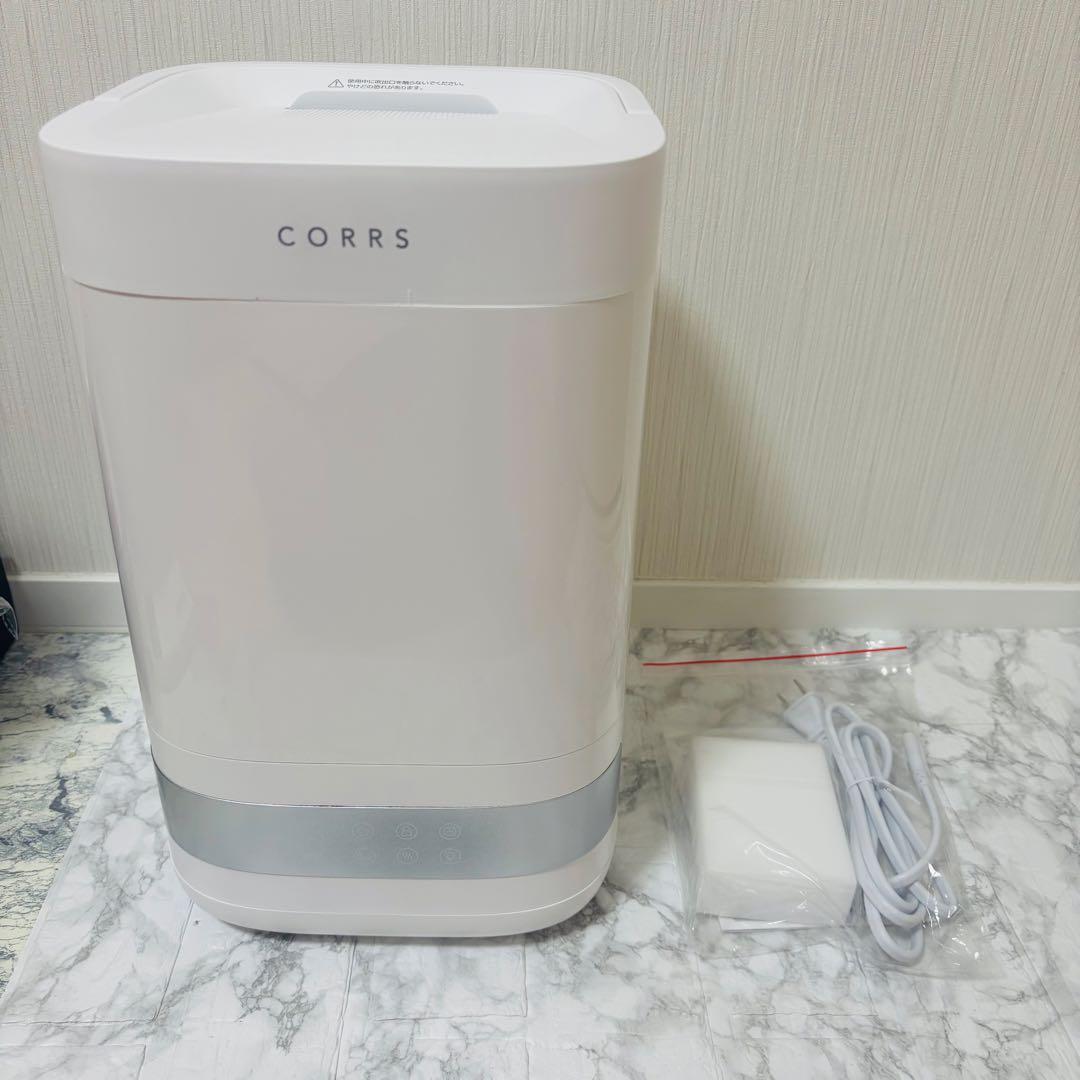 加湿器 4.0L 大容量 スチーム式加湿器 上から給水 卓上加湿器 加熱式