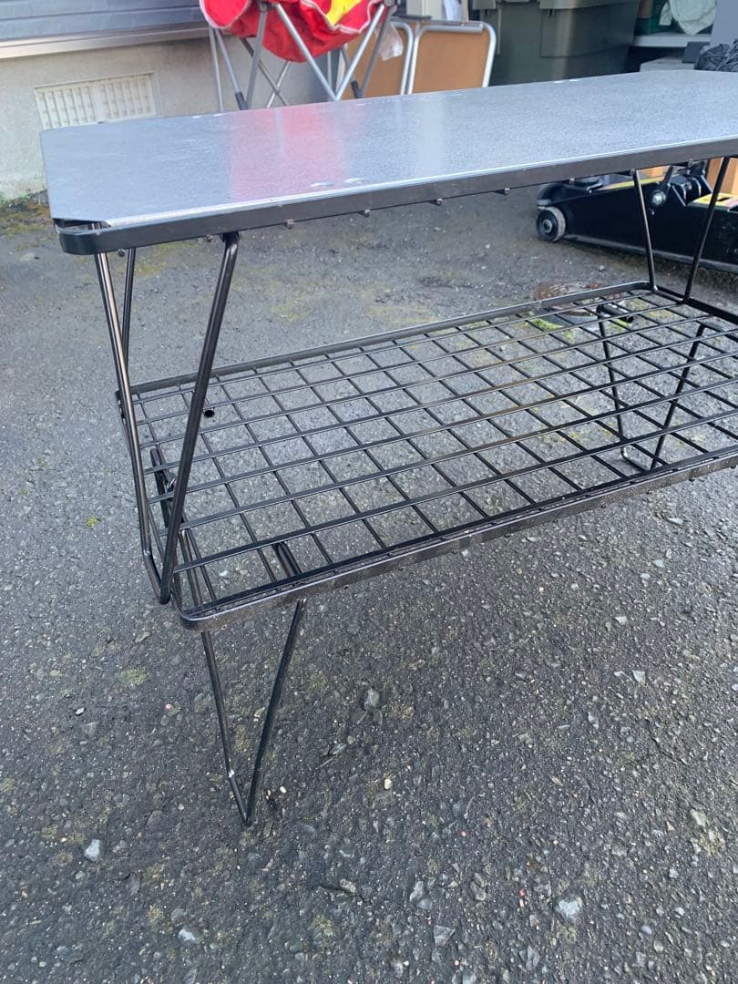 ユニフレーム　フィールドラック2枚　ステンレス天板１枚セット