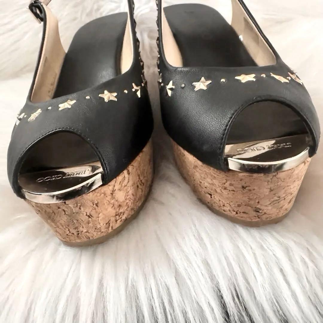 ジミーチュウ ウェッジソールサンダル