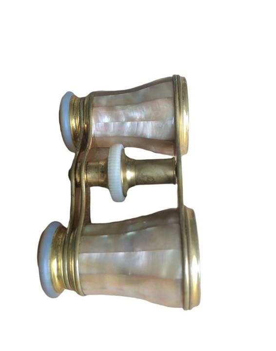 20世紀初頭　フランスアンティーク　マザーオブパール　オペラグラス