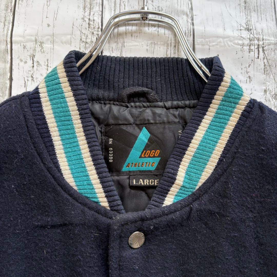 90s LOGO7 NHL SHARKS シャークス スタジャン