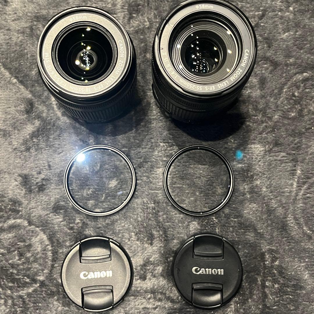 Canon EOS Kiss X8i 一眼レフカメラセット（レンズ3本付)