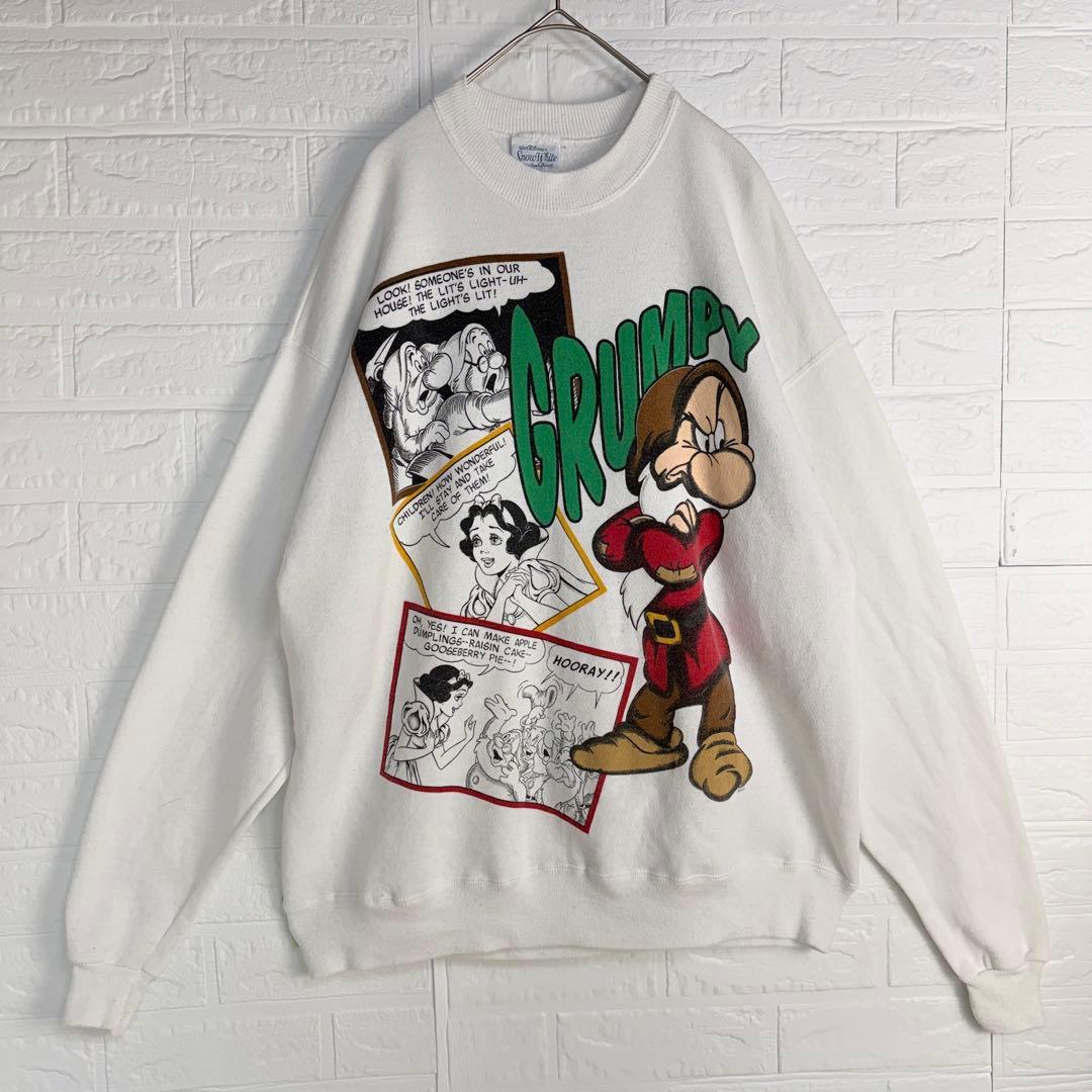 【希少】 DISNEY ビンテージ 七人の小人 白雪姫 スウェット トレーナー