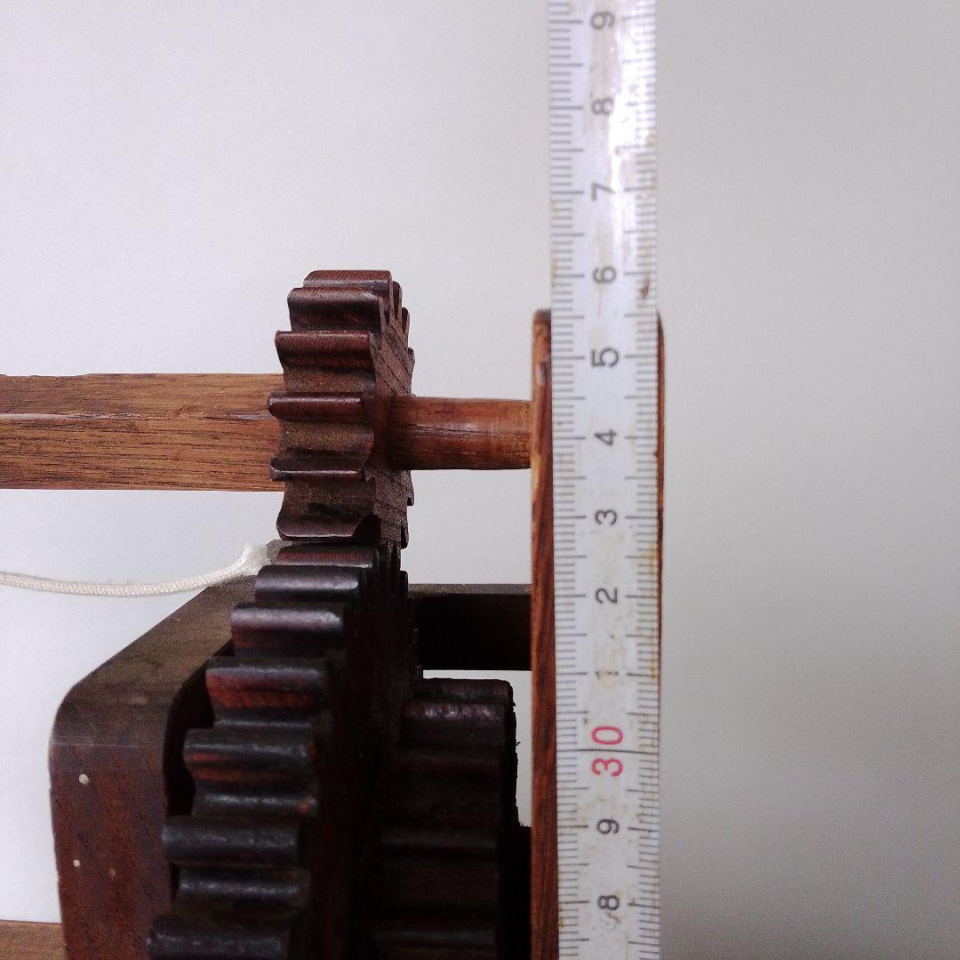 木製 座車(大枠用) アンティーク 木製機械装置 昭和 レトロ 骨董
