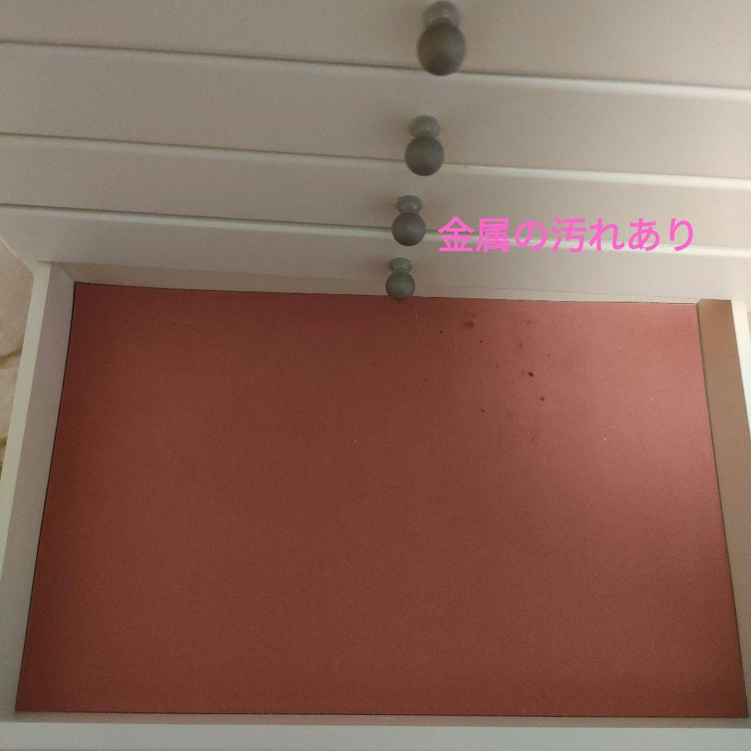 アクセサリーボックス　木製　引き出し7段プラス上段あり　白　ホワイト