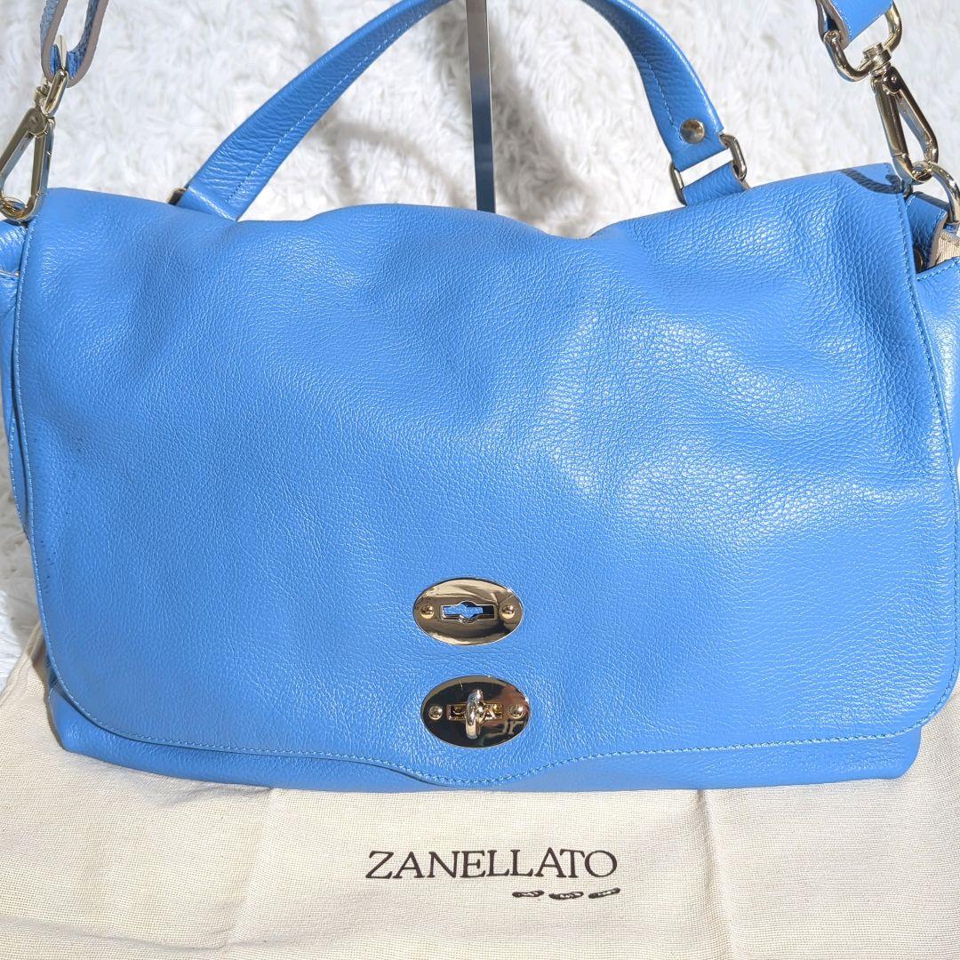 〈美品〉ZANELLATO POSTINA メッセンジャーバッグ 2WAY