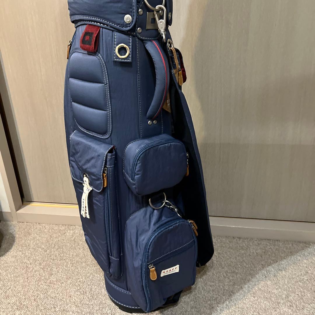 美品　オノフ　ネイビー ゴルフバッグ スタンド式