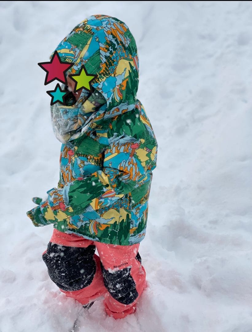 BURTON キッズ　スノーウエア　バラクラバ　手袋セット