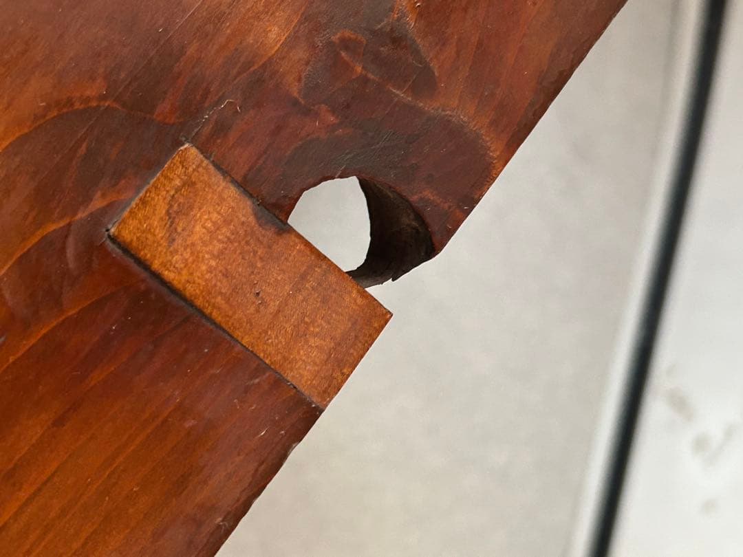 ヴィンテージ　木製飾り棚　ウォールシェルフ　壁掛け　アンティーク　古道具　レトロ