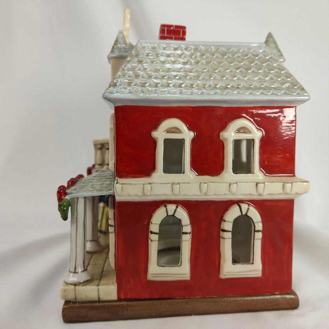 美品✨ビレロイアンドボッホ 陶器製クリスマスキャンドルハウス 郵便局