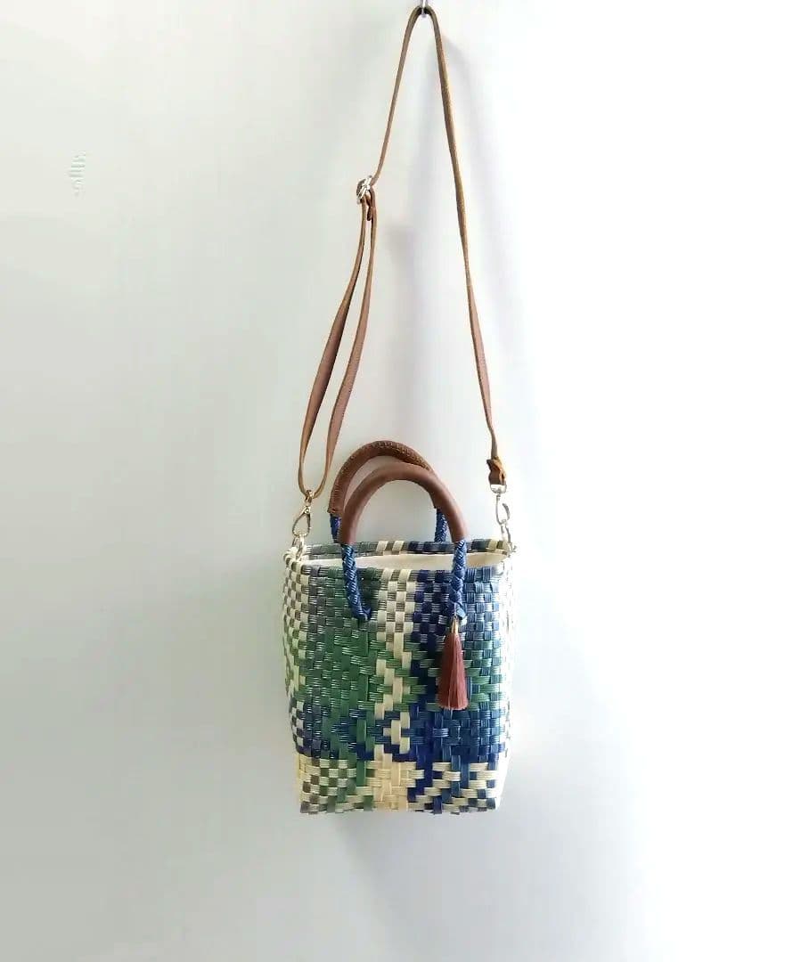 【極美品】woven メルカドバッグ 2way ショルダートートバッグ