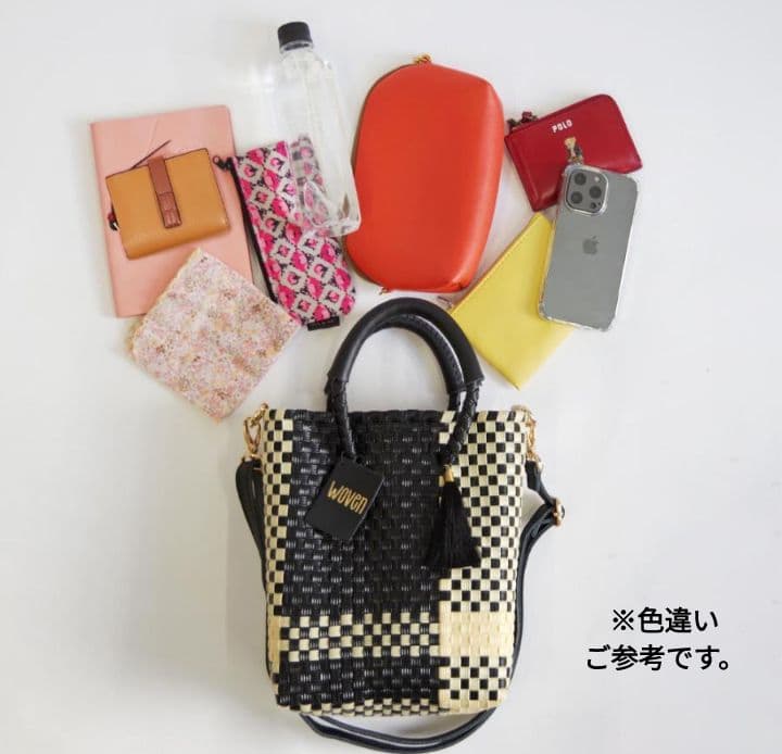 【極美品】woven メルカドバッグ 2way ショルダートートバッグ