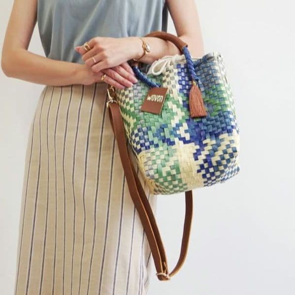 【極美品】woven メルカドバッグ 2way ショルダートートバッグ