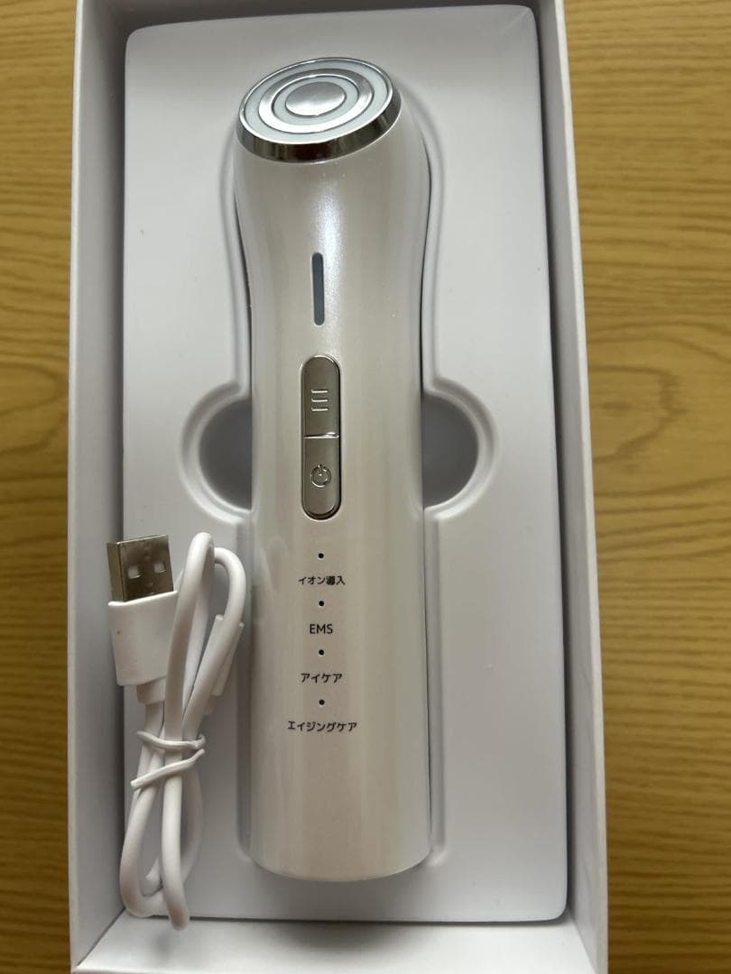 美顔器 EMS【正規品 1台多役】 美容器 目元ケア RF美顔器 イオン導入 A
