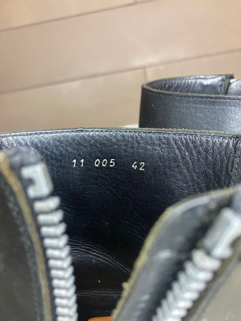 GUIDI レザージップ　ブーツ 42. 27cm Kazuyuki