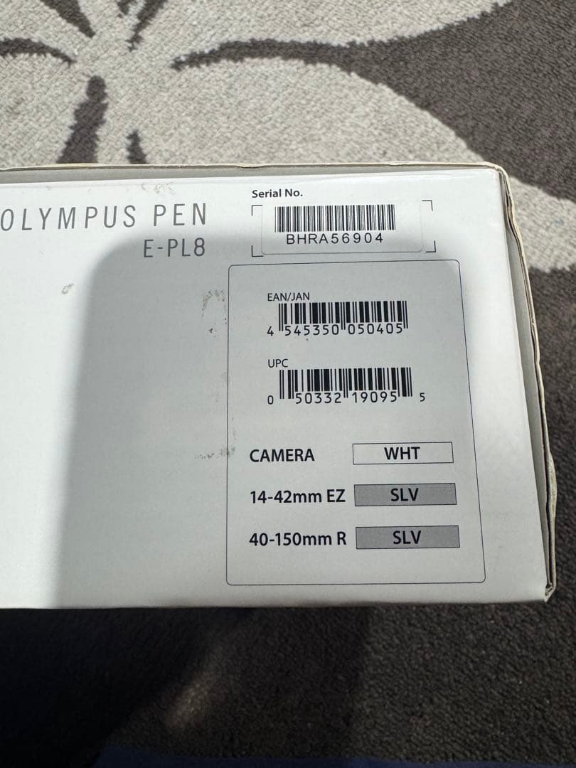 新品 OLYMPUS PEN E-PL8 ホワイト 本体レンズセット オリンパス