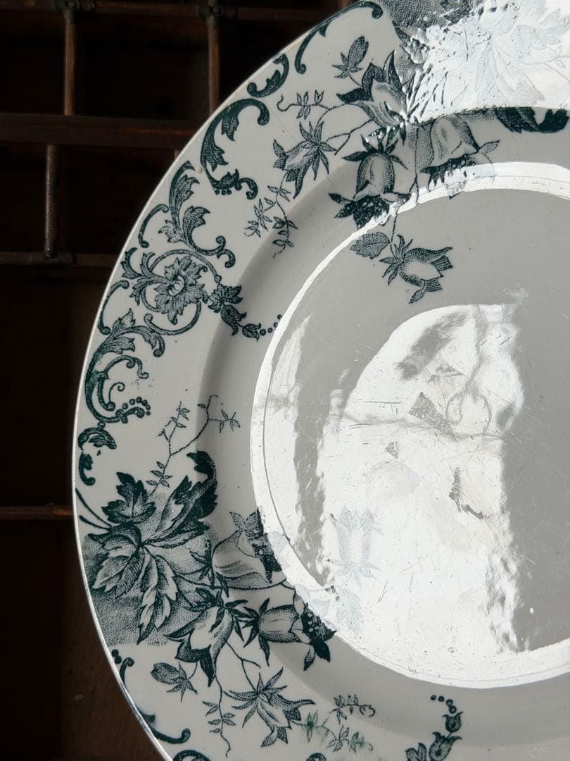 ⚫︎2set⚫︎フランスアンティーク⚫︎ SAINT-AMAND深青カンパーニュ 深皿