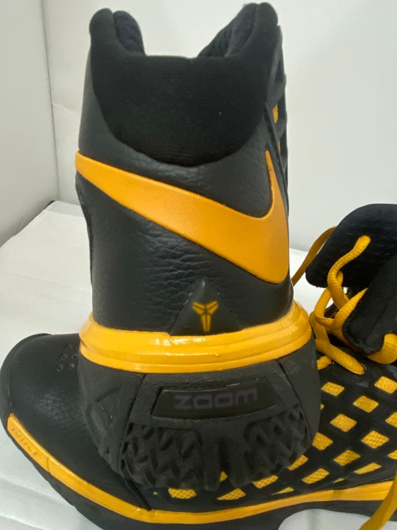 ナイキ バスケットシューズ 黒/黄色 ハイカットスニーカー