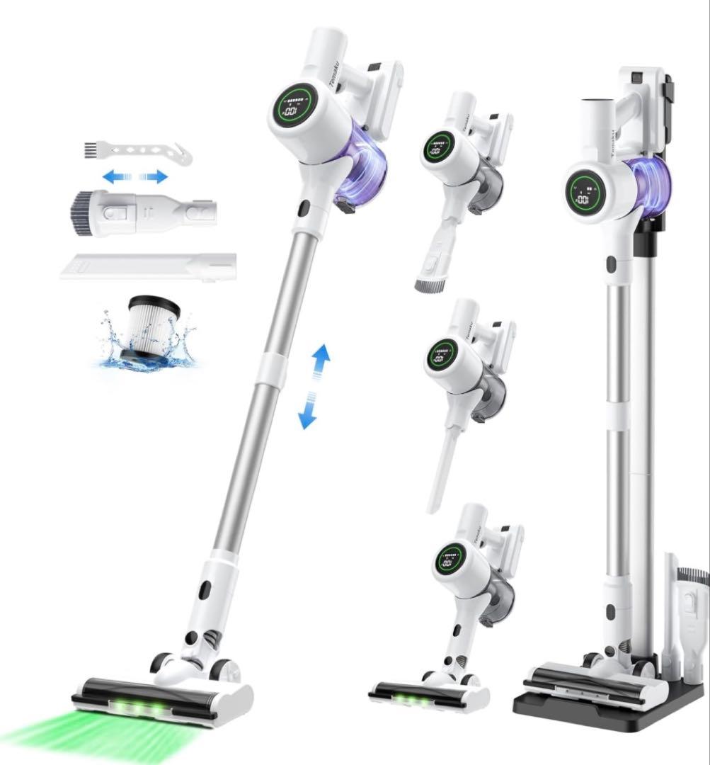 コードレス 掃除機 スティッククリーナー サイクロン スタンド 除菌 85Kpa