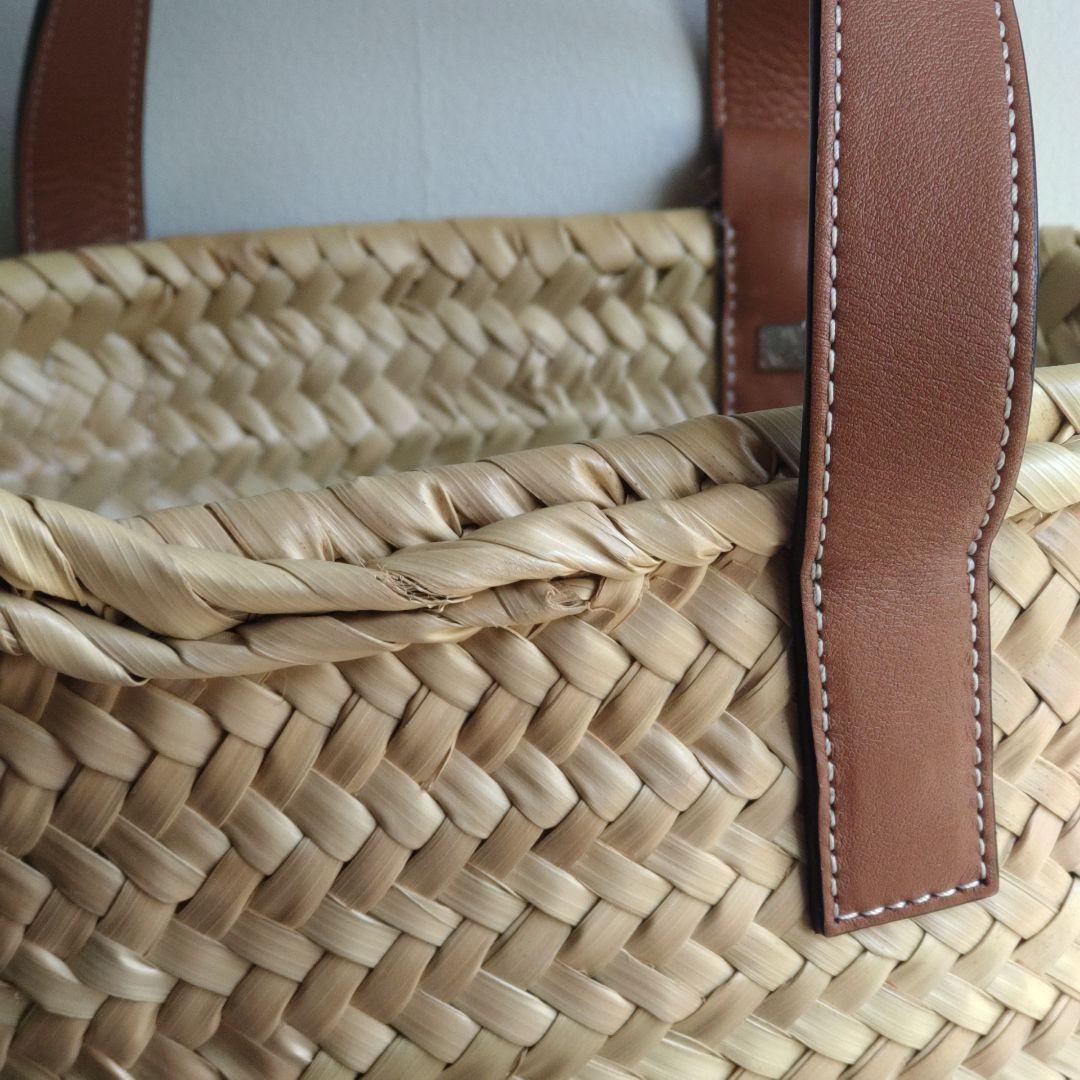 【美品】ロエベ　LOEWE　かごバッグ　スモール　ブラウン