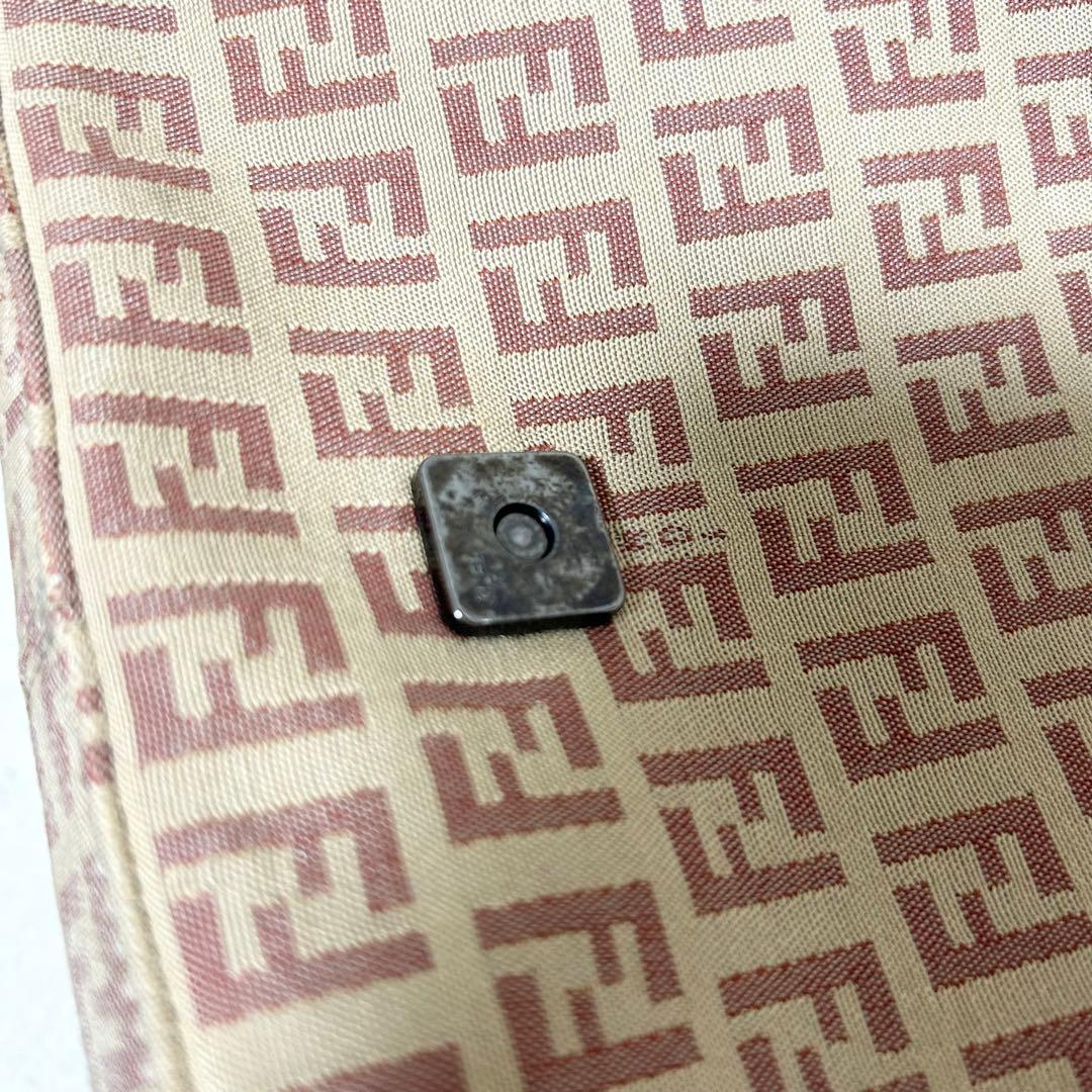 美品　フェンディ　マンマバケット　ワンショルダー　ショルダーバッグ　ズッカ柄