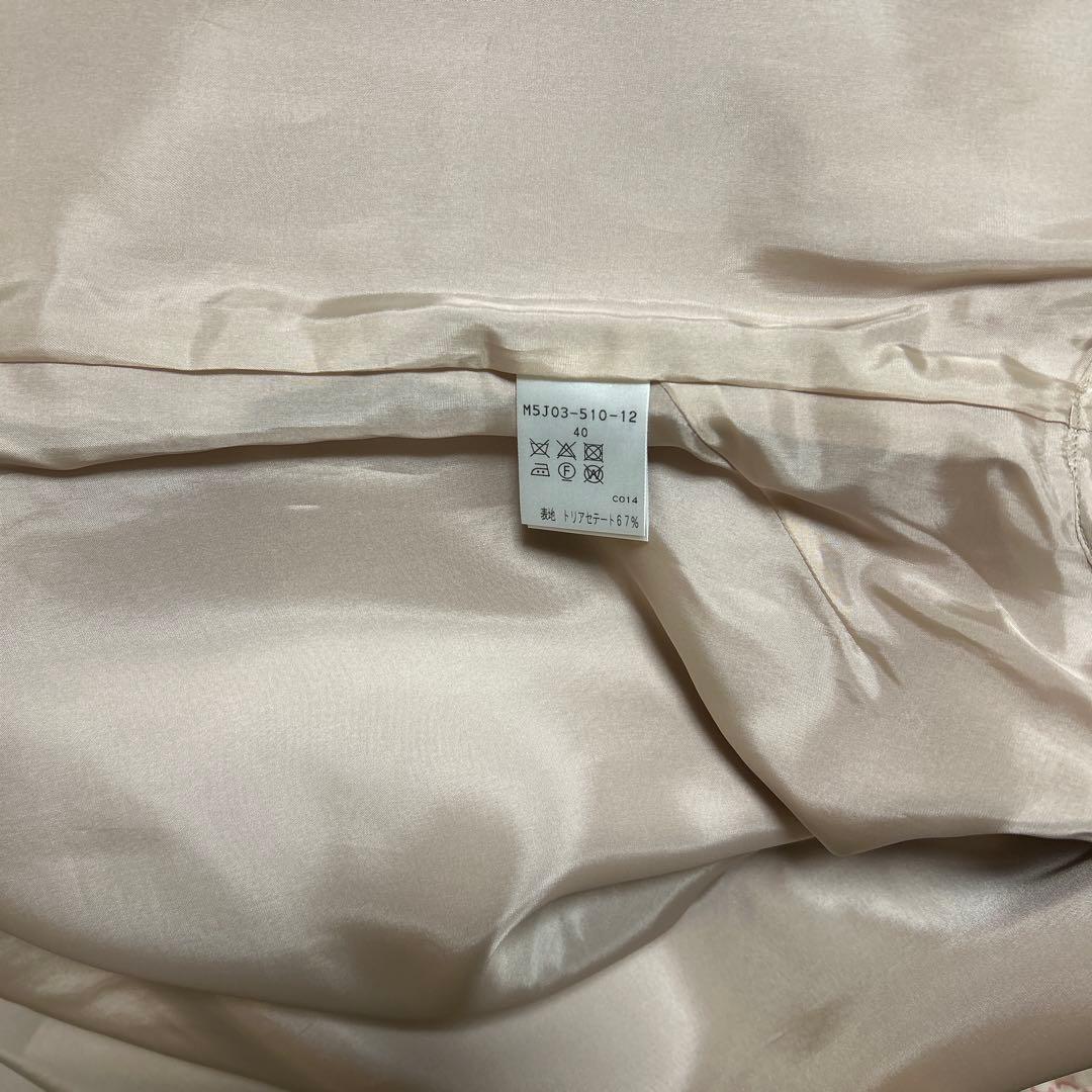 新品未使用　タグ付き　EPoca エポカ　パールワンピースくすみピンク40サイズ