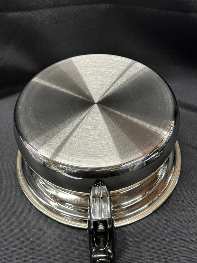 【保管品】Cook Best T304 7-Ply 片手鍋　2段　19cm