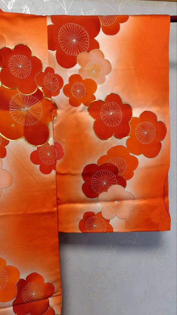 RK572子供着物3歳前後用非常に綺麗美品着丈97センチ裄丈46センチ