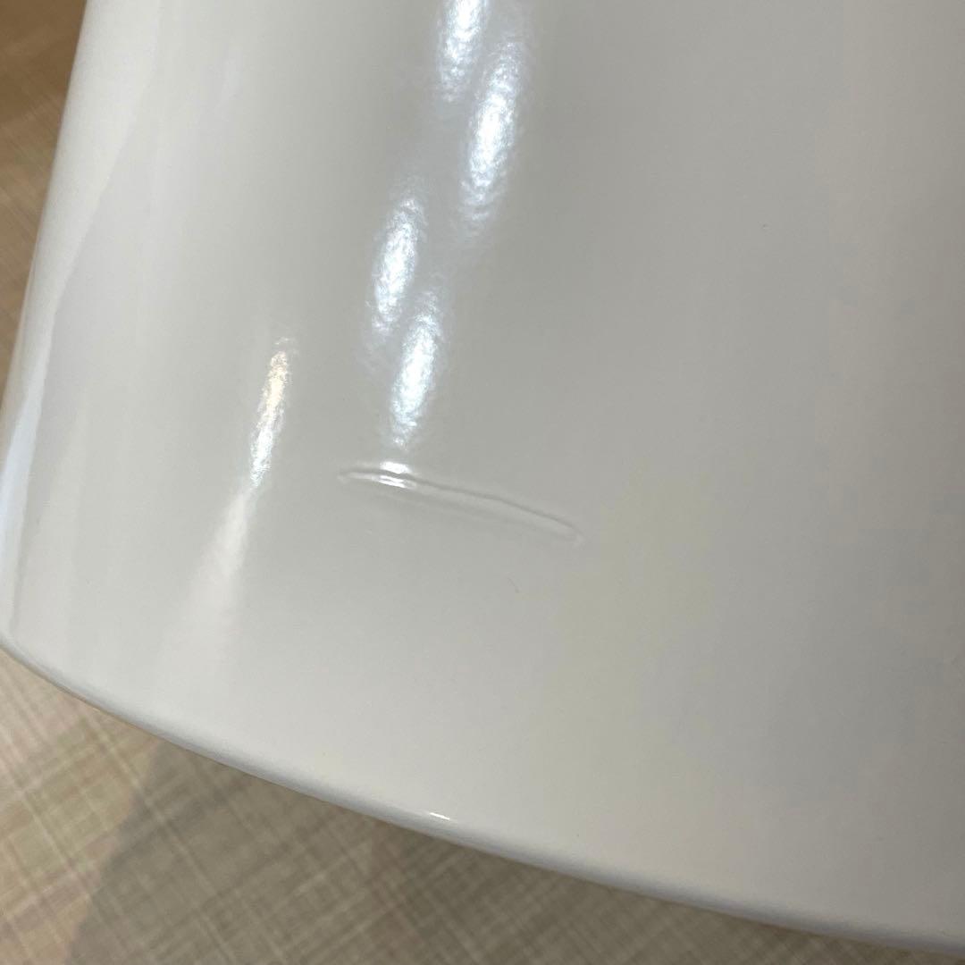 【未使用】Hubschヒュプシュ 鉢カバー プランタースタンド 白 φ25