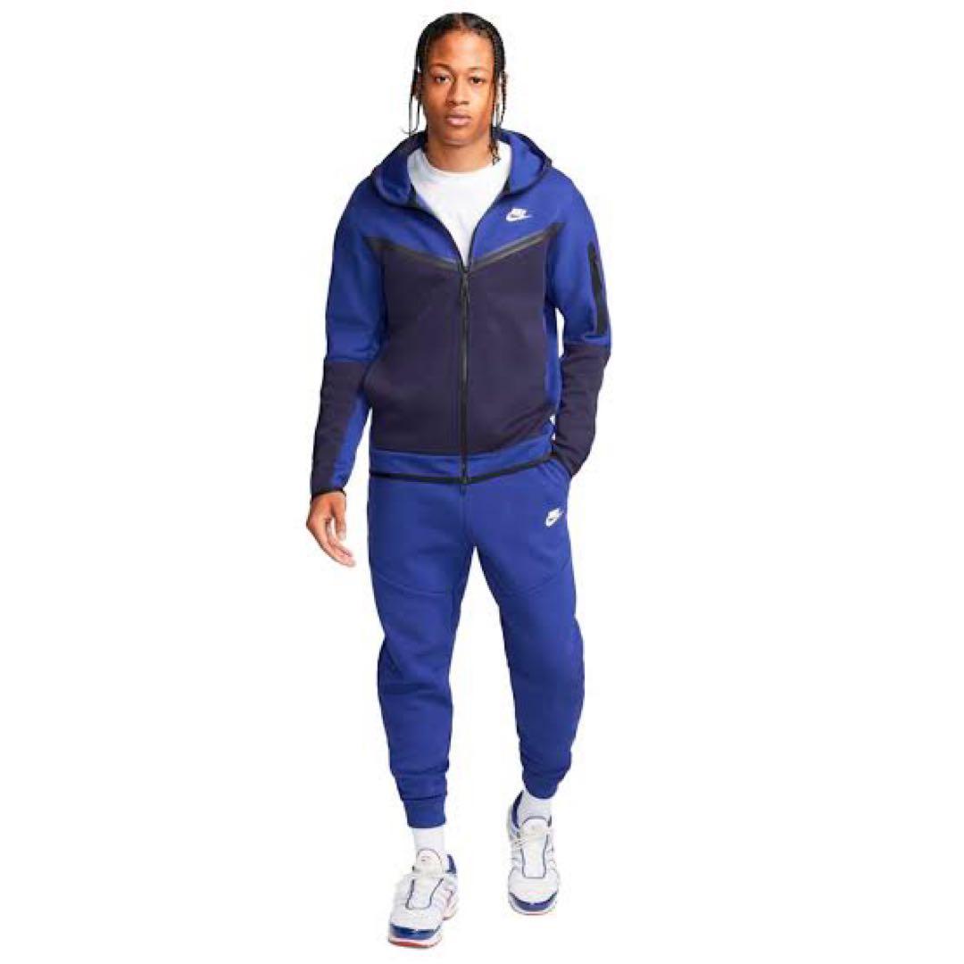 トップス Nike Techfleece Blue Set