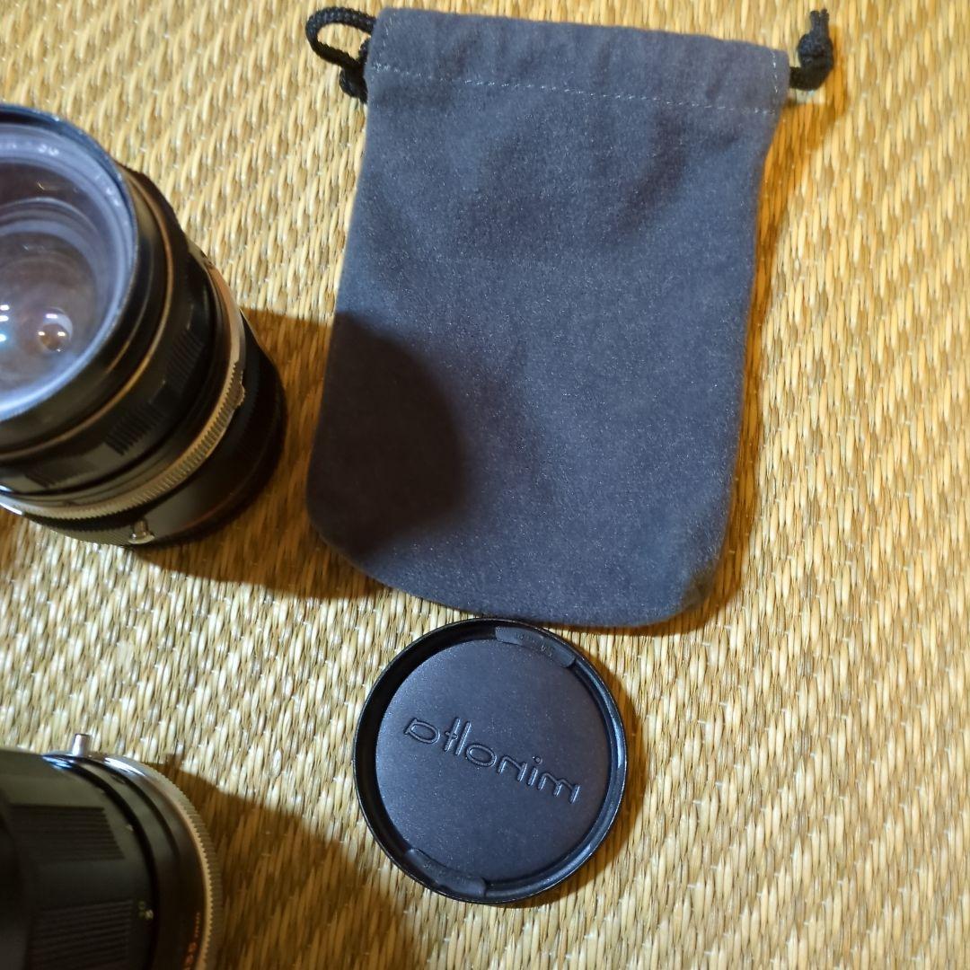 匿名配送　MINOLTA　カメラレンズ3本+メタルフードなどまとめ売り