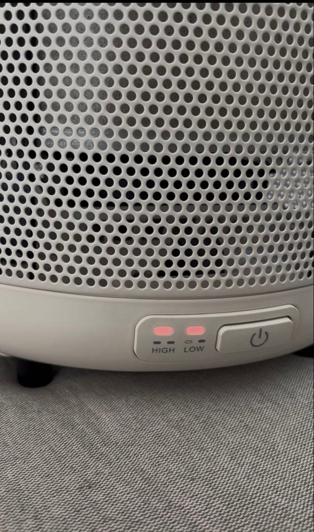 無印良品 丸型ヒーター　白