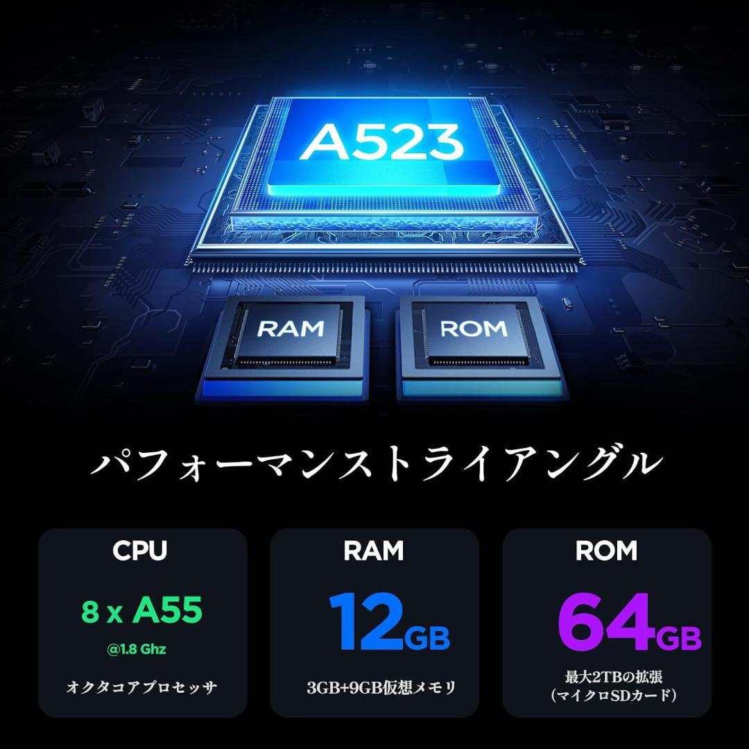 タブレット 10インチ Wi-Fi　アンドロイド タブレット Android14