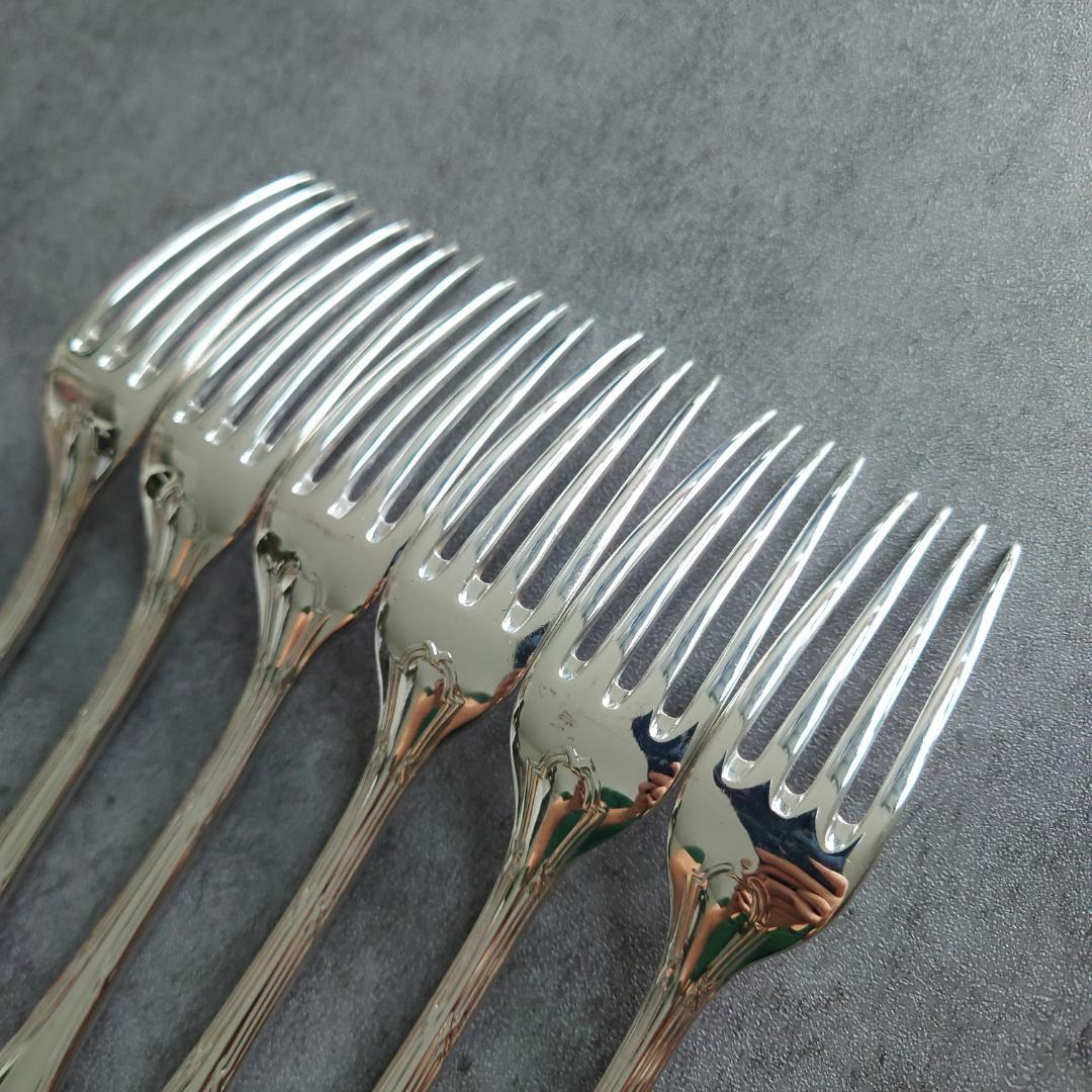 希少 クリストフル リュバン スタンダードフォーク 6点