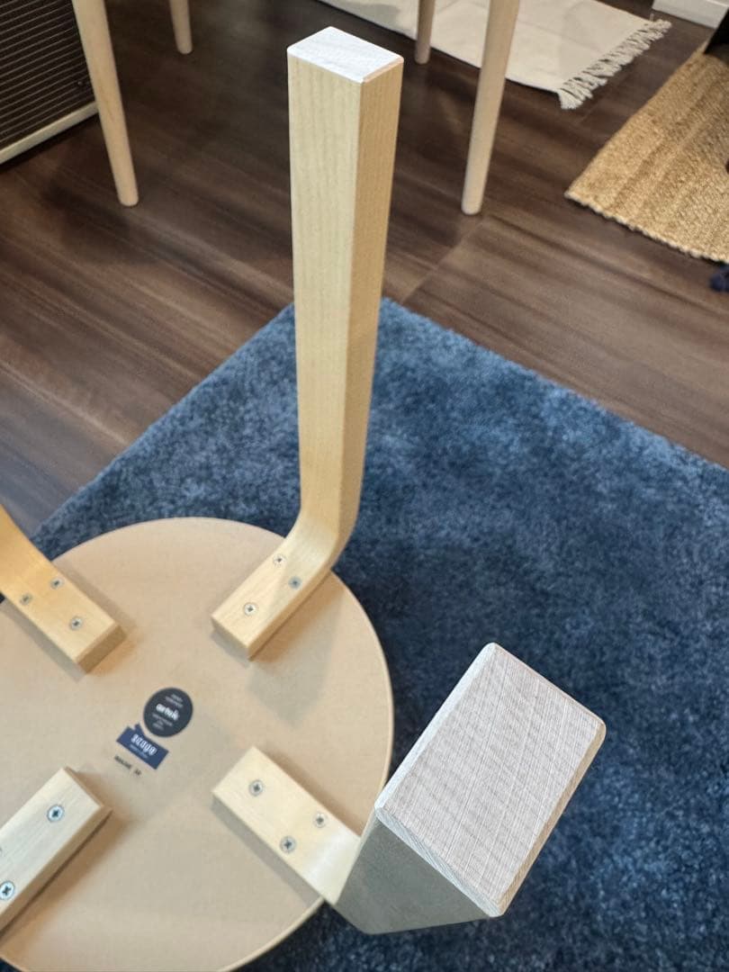 新品　artek スツール E60 モーヴ　4本脚　リノリウム　アルテック