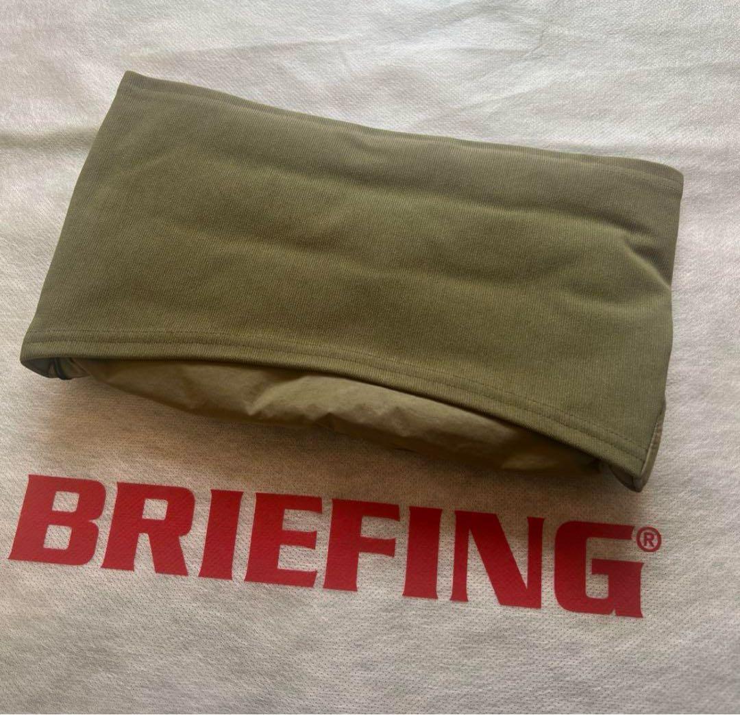 ブリーフィング　ゴルフ　ハイブリッドダウンネックウォーマー オリーブ