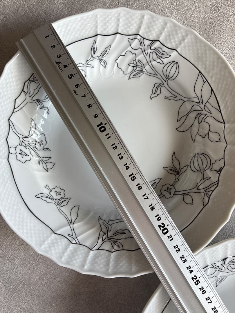 Richard Ginori ラマージュノア ベッキオホワイト ディープ 2枚