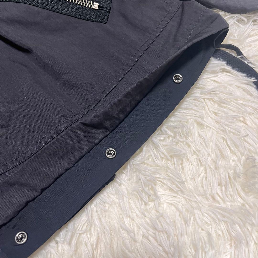 yu_　moussy REVERSIBLE ジャケット　ブラック　ロング丈